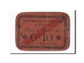 Algeria, Oran, 10 Centimes, 1916, TTB, Pirot 141-49