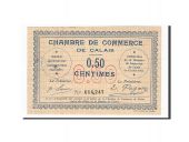 France, Calais, 50 Centimes, 1914, AU(55-58), Pirot:36-1