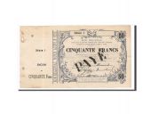 France, Fourmies, 50 Francs, 1917, AU(55-58), SPECIMEN, Pirot:59-1139