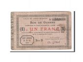 France, Saint-Quentin, 1 Franc, 1915, TB+, Pirot:02-2068
