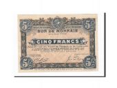France, Roubaix et Tourcoing, 5 Francs, AU(55-58), Pirot:59-2188