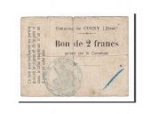 France, Cugny, 2 Francs, VF(20-25), Pirot:02-578