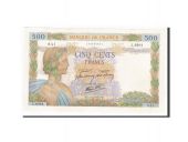 France, 500 Francs type La Paix, 1942-10-01, UNC(63), Fayette:32.41, KM:95b