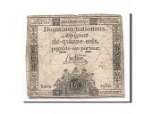 France, 15 Sols, 1792, 1792-01-04, Buttin, KM:A54, TB, Lafaurie:149