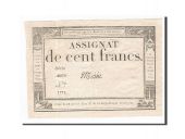 France, 100 Francs, 1795, Morin, KM:A78, 1795-01-07, UNC(60-62), Lafaurie:173