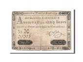 Banknote, France, 5 Livres, 1791, Corset, 1791-09-28, VF(20-25), KM:A49