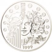 France, 6.55957 Francs Europa, 1999, MS(65-70), Silver, KM:1255