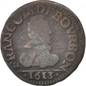 France, Chteau-Renaud, Franois de Bourbon, Liard, 1613, Copper, Boudeau:1818