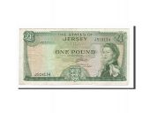 Jersey, 1 Pound, 1963, KM:8b, EF(40-45)