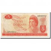 New Zealand, 5 Dollars, 1975-1977, KM:165c, VF(30-35)