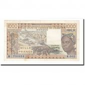 West African States, 1000 Francs, 1981, KM:207Bb, TTB+