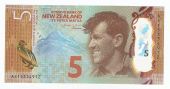 New Zealand, 5 Dollars, 2015, UNC(65-70)