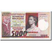 Madagascar, 5000 Francs = 1000 Ariary, KM:66a, UNC(65-70)