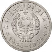 Albania, 20 Qindarka, 1969, MS(65-70), Aluminum, KM:46