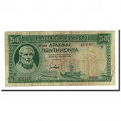 Banknote, Greece, 50 Drachmai, KM:107a, VF(30-35)