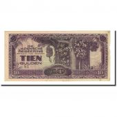 Banknote, Netherlands Indies, 10 Gulden, Undated (1942), KM:125c, VF(20-25)