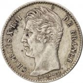France, Charles X, 1/4 Franc, 1829, Paris, AU(50-53), Silver,KM:722.1,Gadoury353