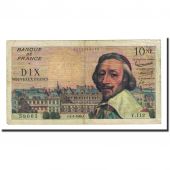 France, 10 Nouveaux Francs, 10 NF 1959-1963 Richelieu, 1960-08-04