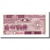 Billet, Somalie, 5 Shilin = 5 Shillings, 1987, KM:31c, NEUF