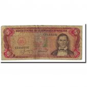 Banknote, Dominican Republic, 5 Pesos Oro, 1987, KM:118c, VF(20-25)