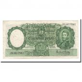 Billet, Argentine, 50 Pesos, undated (1955-68), KM:271a, TB