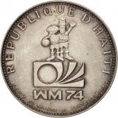 Haiti, 25 Gourdes, 1973, AU(50-53), Silver, KM:103