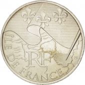 France, 10 Euro Ile-De-France, 2010, SUP+, Argent, KM:1657