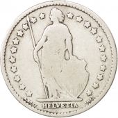 Suisse, Franc, 1880, Bern, B+, Argent, KM:24