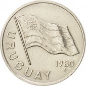 Uruguay, 5 Nuevos Pesos, 1980, Santiago, SUP, Copper-Nickel-Zinc, KM:75