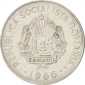Romania, Leu, 1966, EF(40-45), Nickel Clad Steel, KM:95
