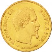France, Napoleon III, 10 Francs, 1859, Paris, MS(63), Gold, KM 784.3,Gadoury1014