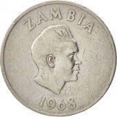 Zambia, 20 Ngwee, 1968, British Royal Mint, VF(30-35), Copper-nickel, KM:13