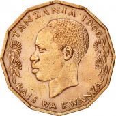 Tanzania, 5 Senti, 1966, EF(40-45), Bronze, KM:1