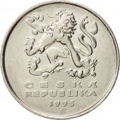 Czech Republic, 5 Korun, 1995, AU(55-58), Nickel plated steel, KM:8