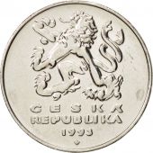 Czech Republic, 5 Korun, 1993, AU(50-53), Nickel plated steel, KM:8