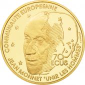 France, 500 Francs-70 Ecus, 1992, FDC, Or, KM:1013, Gadoury:C31