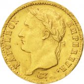 France, Napolon I, 20 Francs, 1808, Paris, AU(55-58), Gold,KM:687.1,Gadoury1024