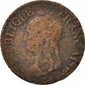 France, Dupr, 5 Centimes, 1796, Orlans, VG(8-10), Bronze, KM:640.9, Gadoury126