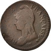 France, Dupr, Decime, 1799, Metz, B, Bronze, KM:644.2, Gadoury:187a
