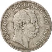 Etats allemands, HESSE-DARMSTADT, Ludwig III, 5 Mark, 1875, Darmstadt, TB+,KM353