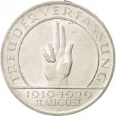 GERMANY, WEIMAR REPUBLIC, 3 Reichsmark, 1929, Berlin, AU(55-58), Silver, KM:63