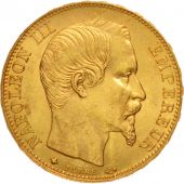 France, Napoleon III, 20 Francs, 1860, Strasbourg,AU(55-58),KM 781.2,Gadoury1061