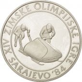 Yugoslavia, 100 Dinara, 1983, MS(63), Silver, KM:99