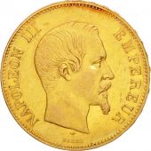 France, Napolon III, 100 Francs, 1857, Paris, TTB, Or, KM:786.1, Gadoury 1135