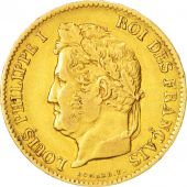France, Louis-Philippe, 40 Francs, 1833, Paris, TTB, Or, KM:747.1, Gadoury:1106
