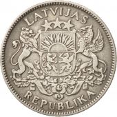 Latvia, Lats, 1924, TTB, Argent, KM:7