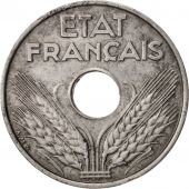 France, tat franais, 20 Centimes, 1944, AU(50-53), Iron, KM:900.2a, Gadoury322
