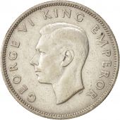 New Zealand, George VI, Florin, 1937, EF(40-45), Silver, KM:10.1