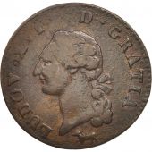 France, Louis XVI, Sol ou sou, Sol, 1782, Orlans, VF(20-25), Copper, KM:578.14