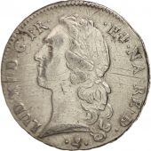 France, Louis XV, cu de Barn au bandeau, 1757, Pau, TB, Argent, Gadoury 322a